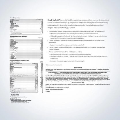 metagenics ultraGI replenish supplement facts