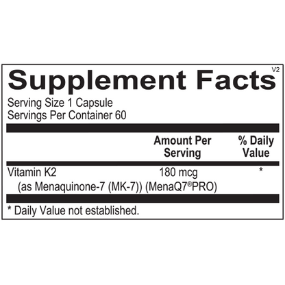 Vitamin K2 180 mcg by Ortho Molecular