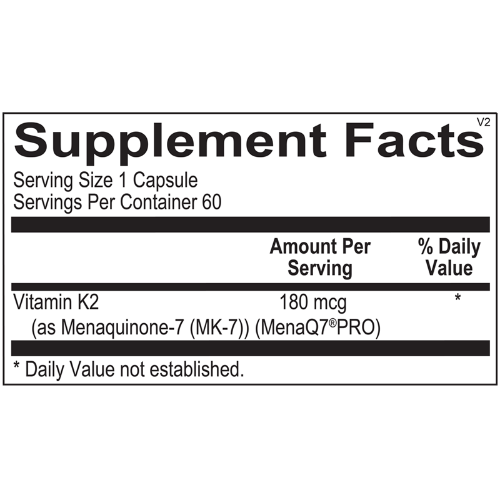 Vitamin K2 180 mcg by Ortho Molecular